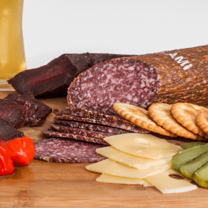 Biltong, meats and cheese